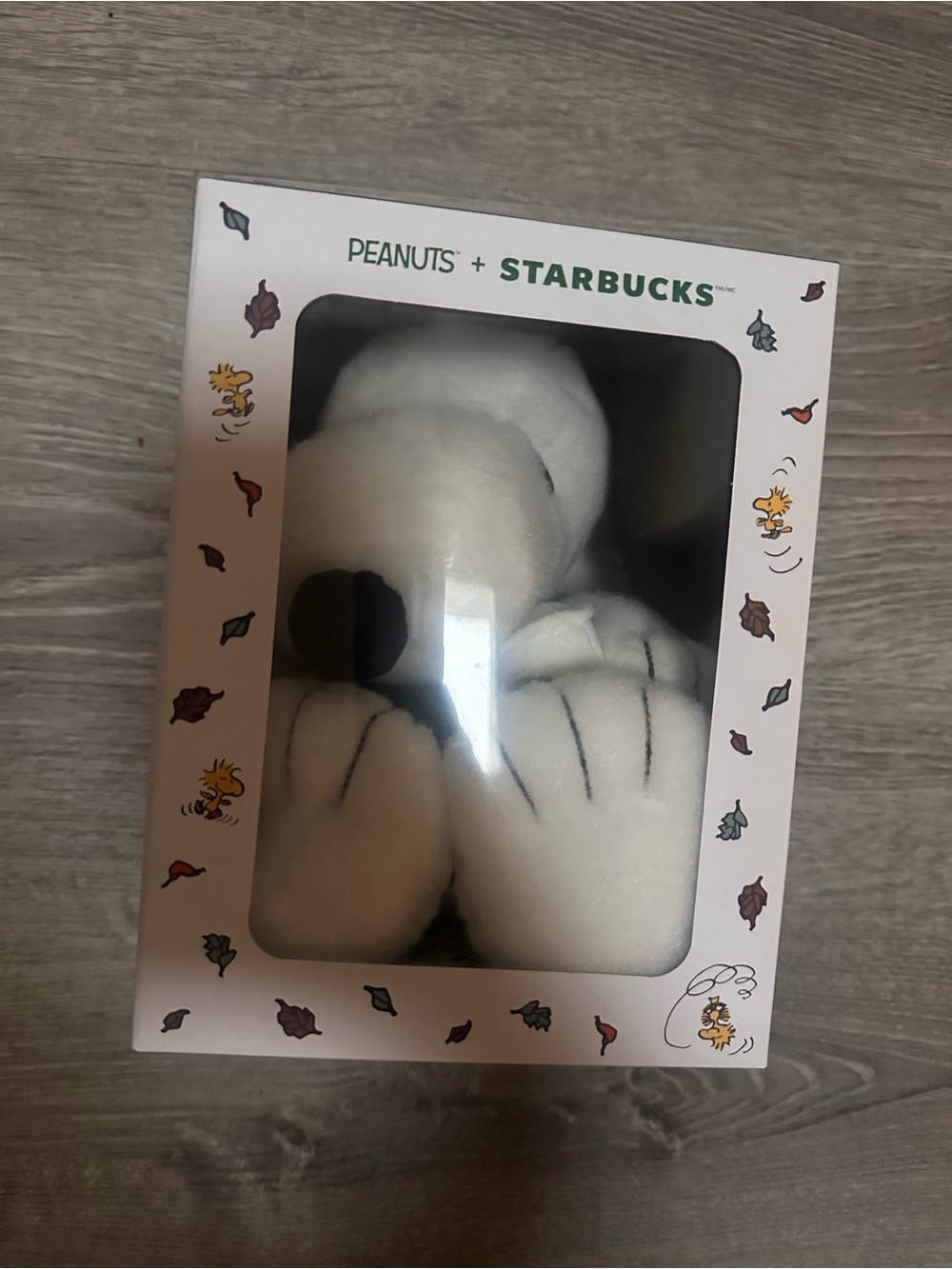 Peanuts x Starbucks White Snoopy Plush Collectible 2026 - Picture 1 of 4